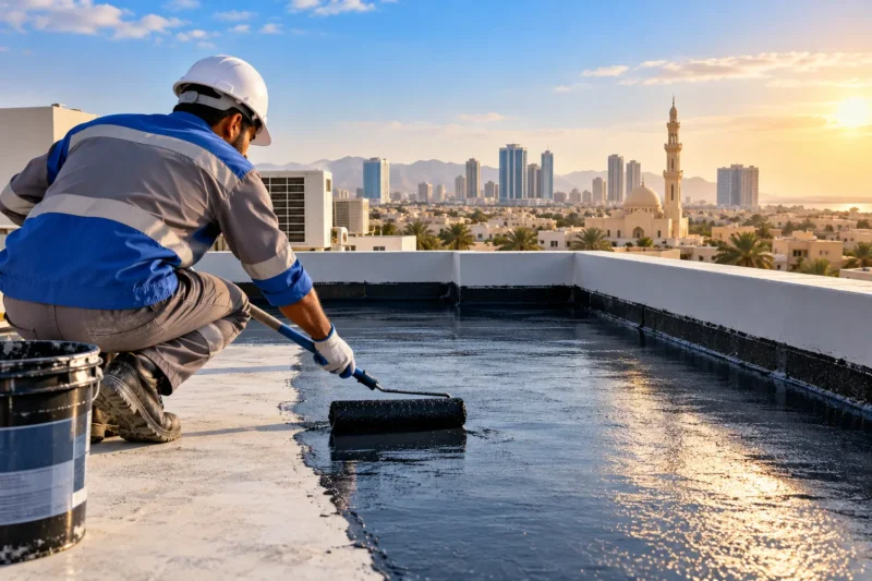 تسرب مياه الأمطار من السطح في عجمان: متى تحتاج إلى إعادة العزل؟
